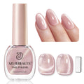 AZUREBEAUTY Cat Eye Nail Polish Quick Dry Nude Glitter Toe Nail Polish Natural Shine Nail Lacquer Salon-Quality for Women Girl Gifts