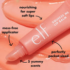 E.L.F. Squeeze Me Lip Balm, Moisturizing Lip Balm For A Sheer Tint Of Color, Infused With Hyaluronic Acid, Vegan & Cruelty-Free, Strawberry