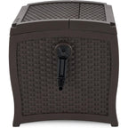 Suncast Hose Reel With Smart Trak Hose Guide, Water-Tight Connection, Durable Resin Construction, 225' Hose Capacity, Brown, Made In The Usa