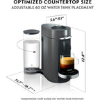 De'Longhi Nespresso Vertuo Plus Coffee And Espresso Maker By De'Longhi, Titan