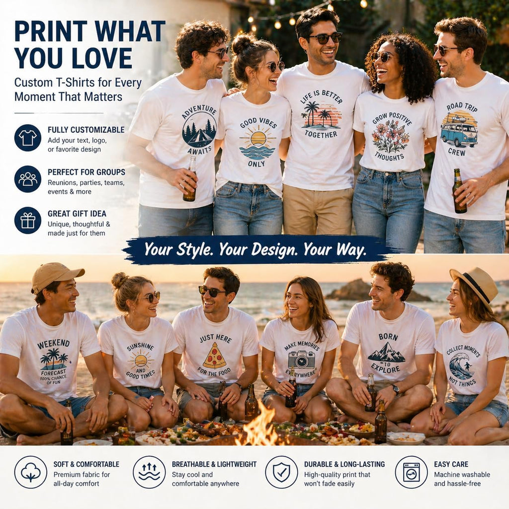 Sublimation Blank T-Shirts, Polyester, Crew Neck, White, Unisex