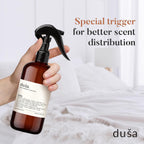 Dusa Santal Room Spray - 16.9 Fl Oz - Ultimate Home Fragrance, Bed Room Essentials & Soothing Fabric - Natural Air Freshener & Linen Mist For Home - Eco-Friendly Odor Eliminator W/Aromatherapy