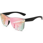 Feisedy Womens Men Sunglasses Trendy Mirrored Reflective Sun Glasses B4114