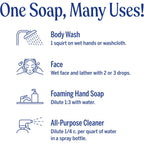 Dr. Bronner'S Pure-Castile Liquid Soap, Made With Organic Oils, 18-In-1 Uses: Face, Body, Hair, Laundry, Pets And Dishes, Concentrated, Vegan, Non-Gmo, Lavender, 32 Oz