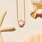 Kendra Scott Brynne Shell Short Pendant Necklace, Fashion Jewelry for Women