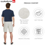 Quiksilver Men'S Regular Fit Fixed Waist Water Friendly Active Hybrid Cargo Shorts (32-42