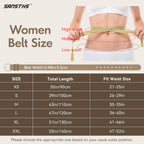SANSTHS Women Leather Belt for Jeans Pants Fashion Ladies Skinny Belt for Dresses Thin Belt with Single Prong Buckle