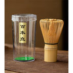 Matcha Whisk - Bamboo Whisk For Matcha Powder, Handcrafted Organic Traditional Japanese Chasen, 100-Prong Matcha Stirrer Wisk Mixer Brush For Authentic Tea Preparation