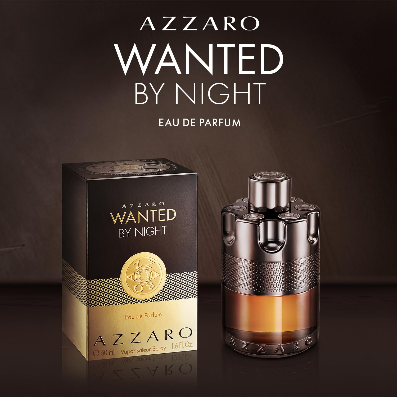 Azzaro Wanted By Night Eau De Parfum - Mens Cologne - Woody, Oriental & Spicy Fragrance