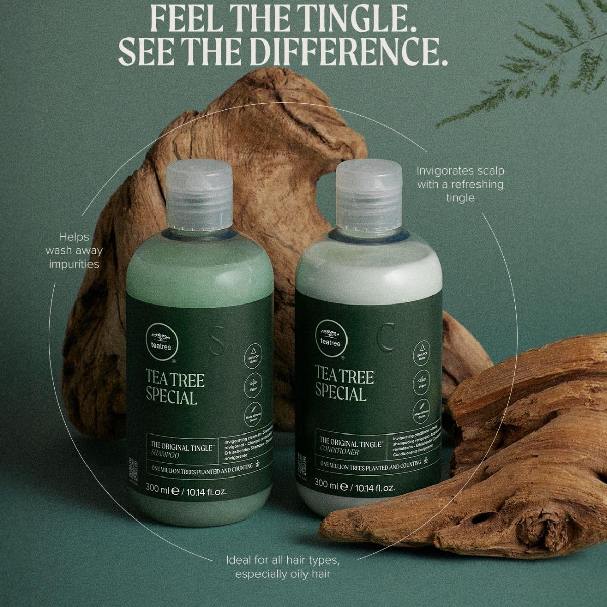 Tea Tree Special Conditioner, Detangles, Smooths + Softens, For All Hair Types