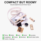 Frevaou Clear Bag For Stadium Events Crossbody Bags For Women Transparent Purse For Concerts, Games, Festivals