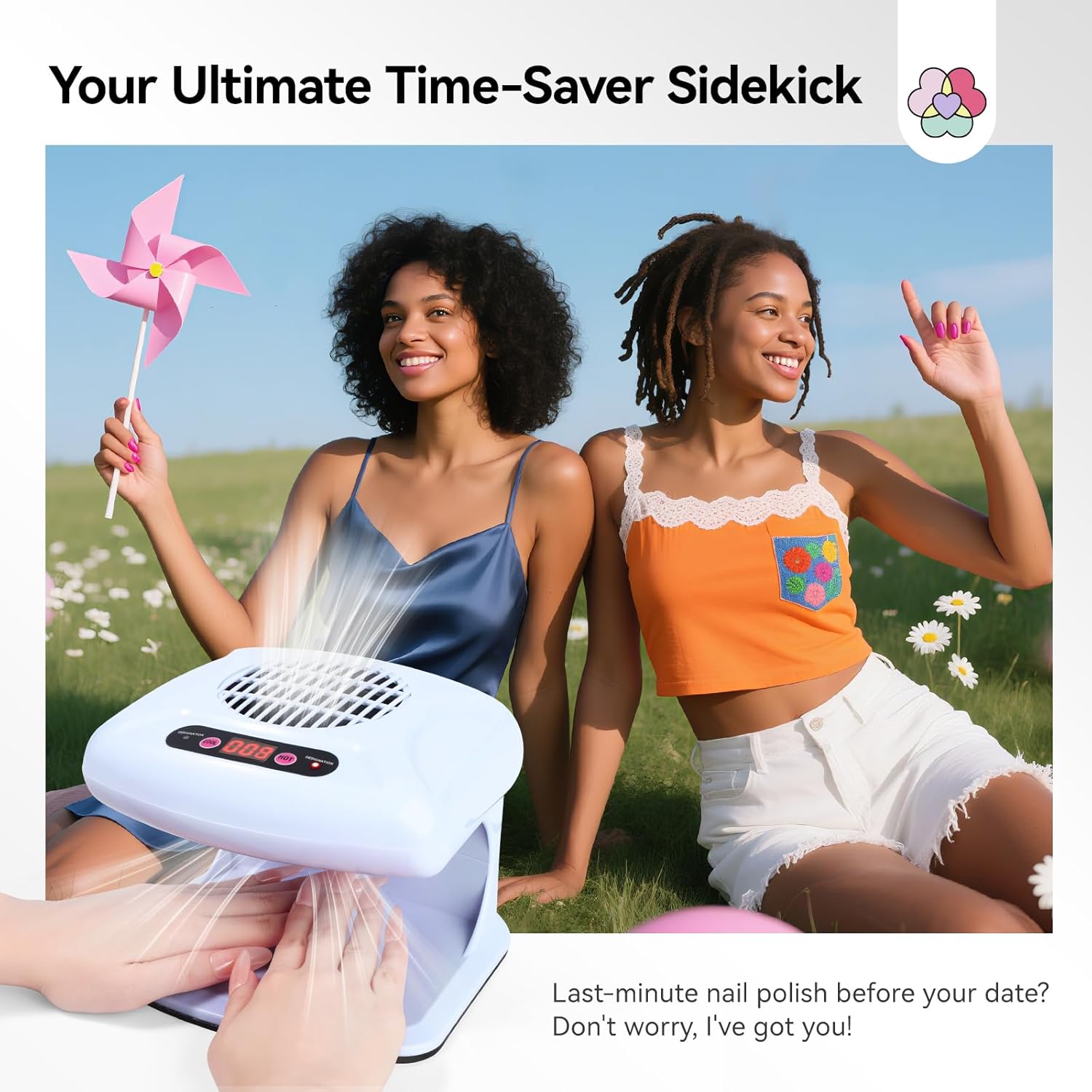 SAVILAND 300W 2026 Nail Dryer: 5X Faster Drying with Smart Sensor, Nail Dryer for Regular Polish Dual-Mode Warm & Cool Air, Battery-Free Design for Home and Salon Manicures