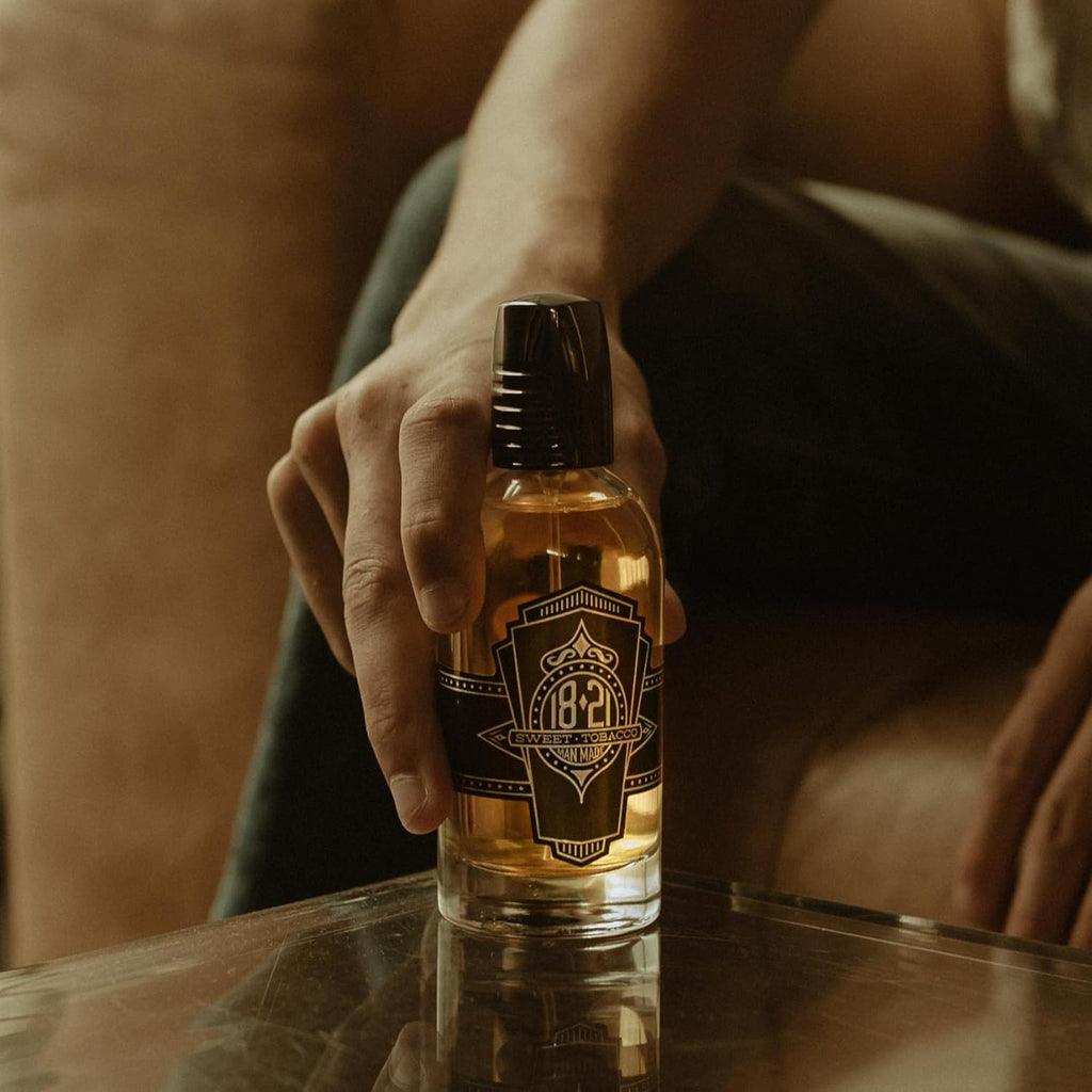 18.21 Man Made Men’s Cologne, 3.4 fl. oz - Long-Lasting Eau de Parfum for Men; Bold Scent with Rich Undertones and Masculine Aromatics in Sweet Tobacco, Spiced Vanilla, Noble Oud & Absolute Mahogany