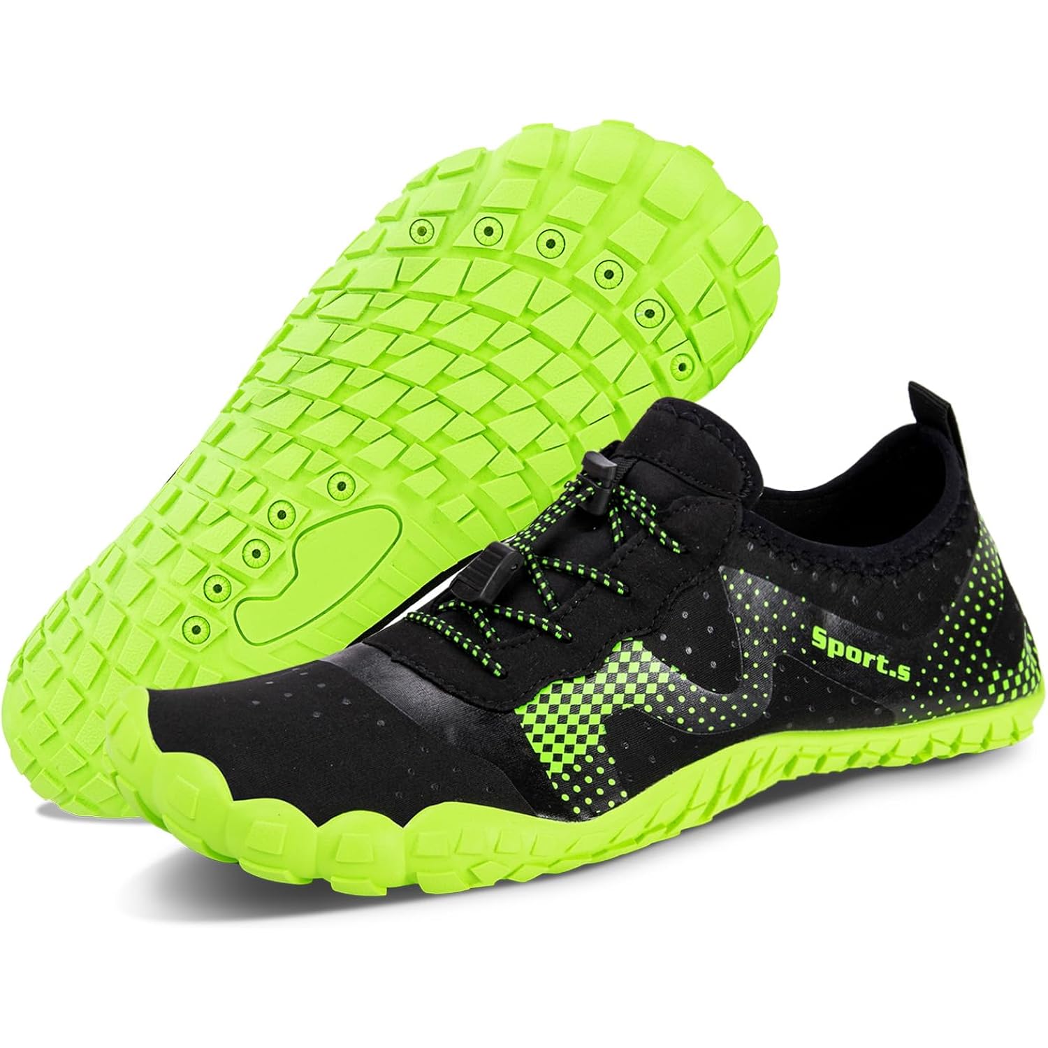Water Shoes For Men Barefoot Quick-Dry Aqua Sock Outdoor Athletic Sport Shoes For Kayaking, Boating, Hiking, Surfing, Walking