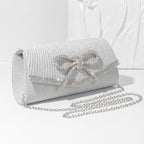 Trisapu Bow Evening Bag Sparkly Clutch Purses for Women Wedding Glitter Rhinestone Party Prom Purse Dressy Clutch Bags | Bow, Sparkly, Wedding, Glitter, Rhinestone, Party
