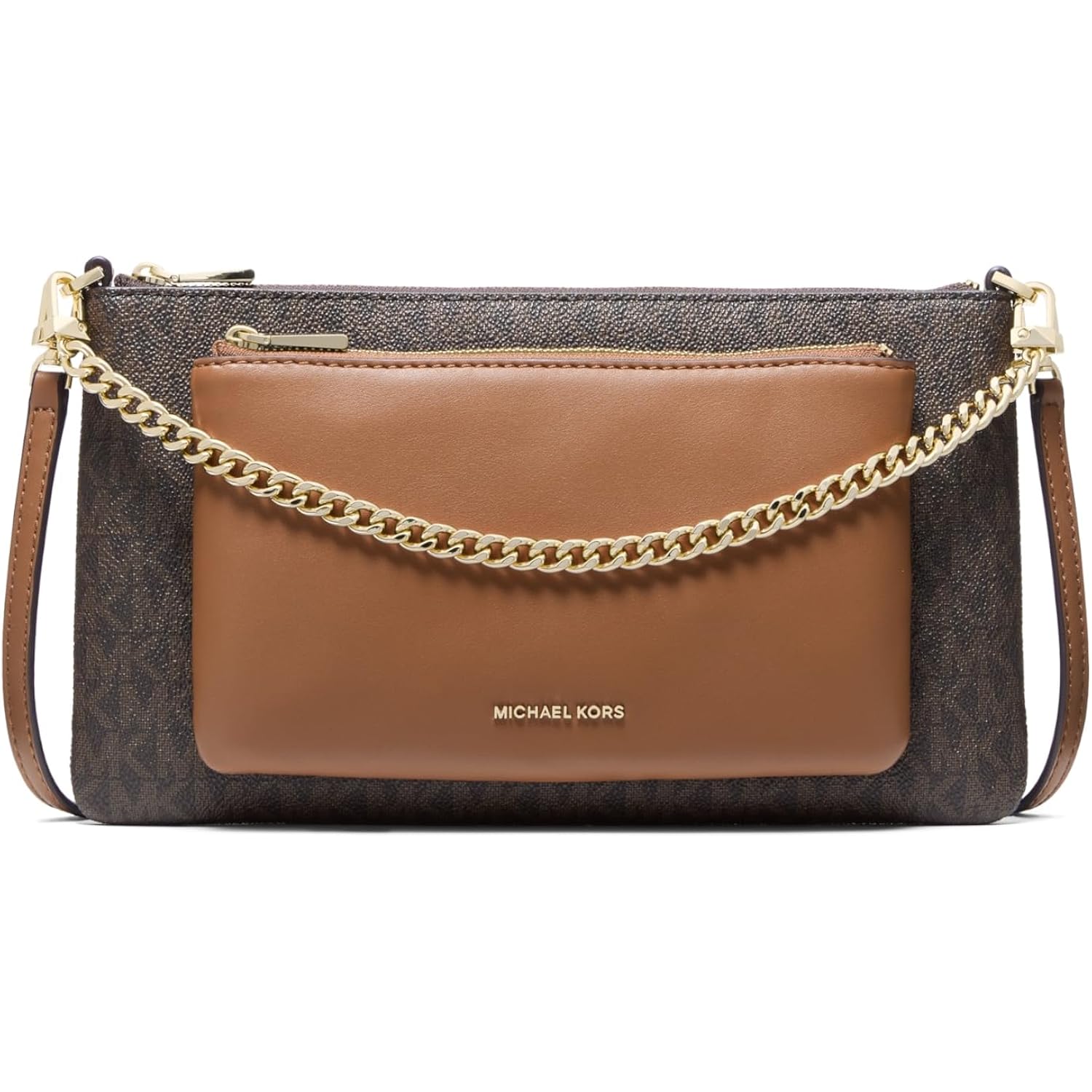Michael Kors Women's Jet Set Medium Pocket Convertible Crossbody Bag