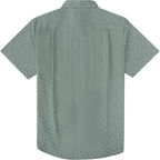 Dubinik® Mens Short Sleeve Button Down Shirts 100% Cotton Plaid Men'S Casual Button-Down Shirts With Pocket