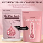 Hard Wax Hair Removal Beads - Painless Waxing for Sensitive Skin, Full Body Wax Beans with 20 Sticks for Women Men Bikini Brazilian, Armpit, Home Use (Rose, 1.1lb/17.6oz)