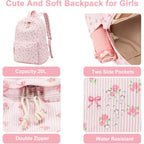 Btoop School Backpacks For Teen Girls Bookbags Lightweight Kids Backpack School Bags Set With Lunch Box Pencil Case