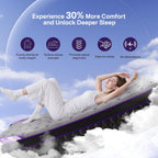 King Size Mattress, 16 Inch Deluxe Hybrid King Mattress In A Box, Cooling-Gel Memory Foam & Pocket Springs, Medium Firm, Pressure Relief, Extra Edge Support, 365-Night Trial (2026 Upgraded Support)