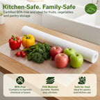 Shelf Liners For Kitchen Cabinets Non-Adhesive 17.7" X 33 Ft Clear Drawer Liner Non Slip, Washable Cabinet Liner, Waterproof Shelf Liners For Cabinets, Refrigerator Bathroom Pantry - Thickened