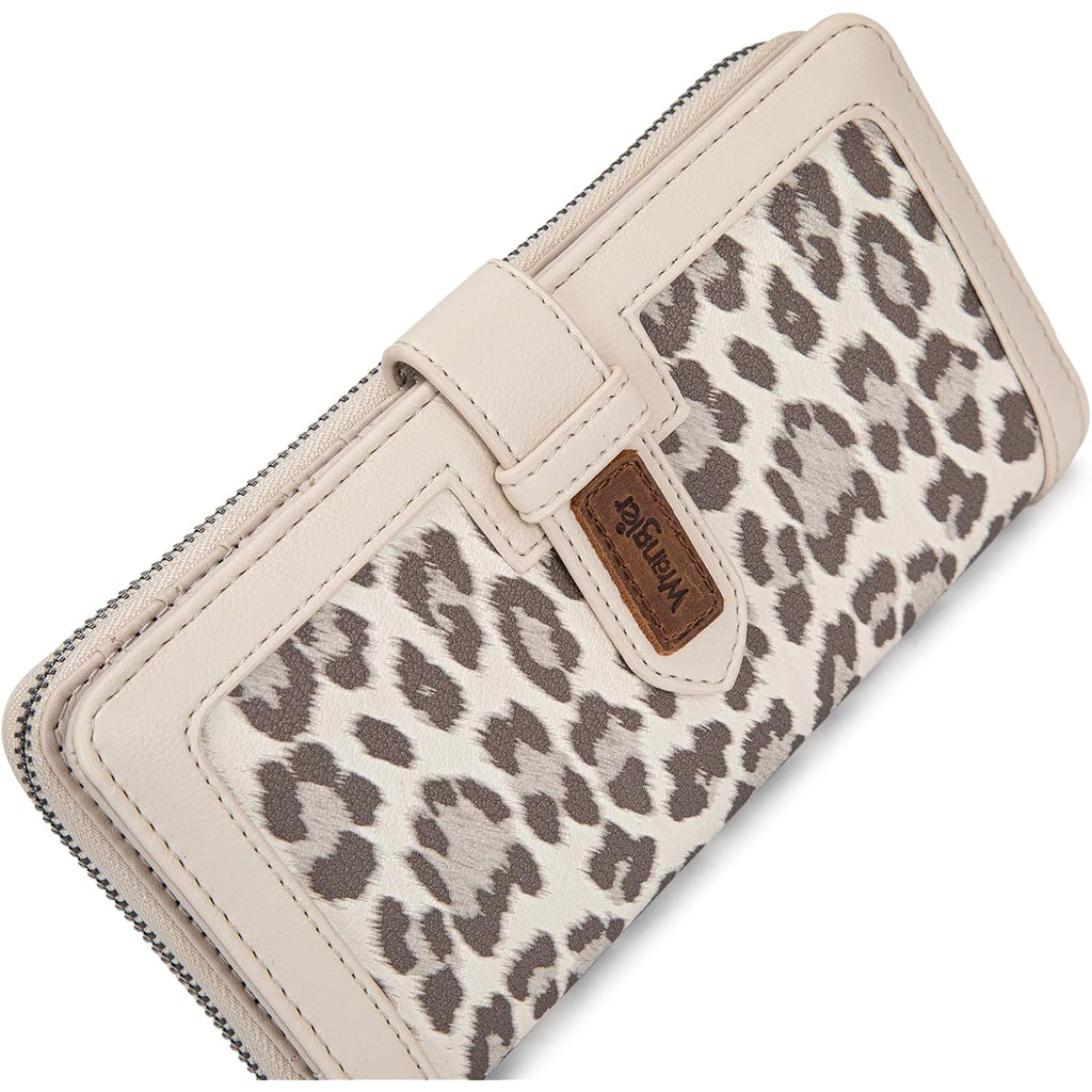 X Wrangler Women'S Wallets Bifold Wristlet Wallets For Women Large Capacity Credit Card Wallet With Id Window