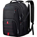 Anterk Extra Large Travel Laptop Backpack 17.3 In Carry On Backpack For Men | Travel Backpack Anti Theft Water Resistant College Bussiness Tsa Airline Approved Work Computer Backpack, Black