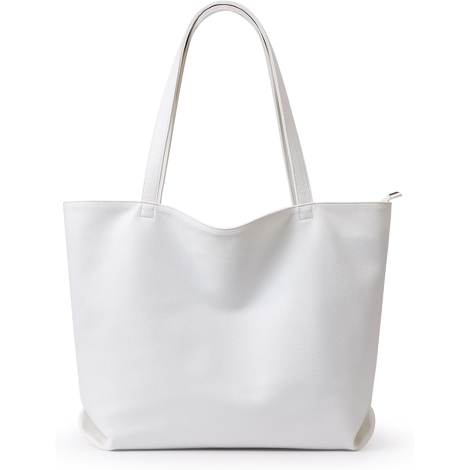 Wllwoo Soft Vegan Leather Tote Bag For Women Large Casual Hobo Handbags Zipper Shoulder Work Daily Weekender Travel Purse