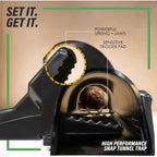 Tratper Rat And Chipmunk Traps. Prevents Accidental Triggering With Dual Tunneled Design. Covered Snap Traps For Humane Kill, Reusable, Pest Control For Rats, Indoor & Outdoor Use. 2 Pack
