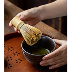 Matcha Whisk - Bamboo Whisk For Matcha Powder, Handcrafted Organic Traditional Japanese Chasen, 100-Prong Matcha Stirrer Wisk Mixer Brush For Authentic Tea Preparation