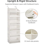 Ulg Over The Door Organizer With 6 Large Pockets 12 Side Pockets, 50Lbs Weight Capacity Door Hanging Organizer For Bedroom, Bathroom, Pantry, Nursery Storage, Beige