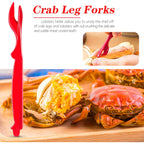 6Pcs Crab Legs Crackers - Crackers Picks Tools Set | For Lobster, Crab, Crawfish, Prawns, Shrimp, Easy Opener, Shellfish Picks Knife, Seafood Tools