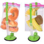 Baggy Rack - (8 Pack),Food Storage Bags Clip, For Food Prep Bag/Plastic Freezer Bag/Ziploc Bag Holder Stand,Meal Planning/Prep Bag Holders.Monotonous