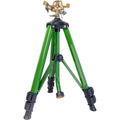 Orbit Tripod Lawn Zinc Impact Sprinkler - 360 Degree Rotating Yard Sprinkler With Adjustable Height - Heavy-Duty Zinc - High-Pressure Nozzle - For Large Lawn Coverage - 56667