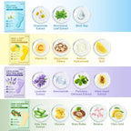 8 Pack Moisturizing Foot Mask,Hydrating Foot Masks for Dry Cracked Feet,Brightening Soothing Dry Skin Moisturizer for Baby Soft Feet,Mothers Day Gifts,Foot Care Spa Gifts for Women Men(4 Styles)