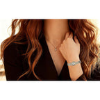 Bestkang Watches For Women Vintage Square Classic Luxury Watch With Roman Numerals Dial Gold Silver Two-Tone Stainless Steel Band Elegant Dress Women'S Wrist Watch