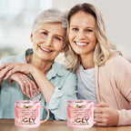 Mothers Day Gifts for Mom from Daughter Son - 12oz Funny Coffee Mug for Mom Wife from Husband Unique Marble Coffee Cup with Gold Print Christmas Birthday Mother's Day Present for Mama Stepmother Women
