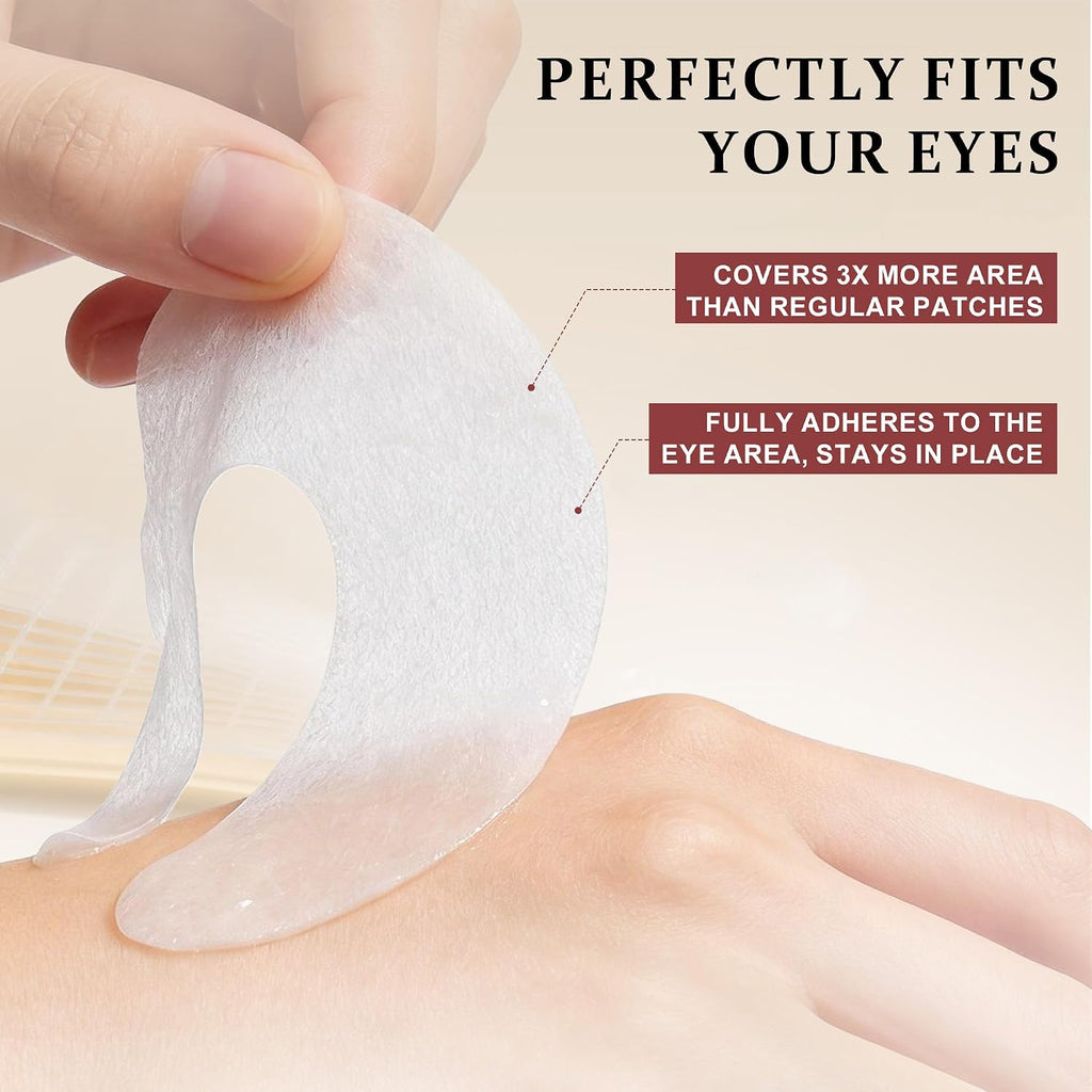 Ycz Eye Patches For Puffy Eyes And Dark Circles, Full Coverage, 60 Pcs