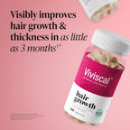 Viviscal Hair Growth Supplements For Women, Thicker Fuller Hair Support For Thinning Hair And Hair Loss, With Biotin And Marine Collagen, Drug-Free, 180 Tablets, 90-Day Supply
