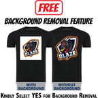 Personalized Image/Text For Your Company/Wedding/Greetings With Digital Printing | Unisex Adult | Custom T-Shirt