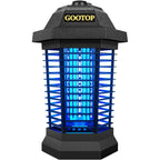 Gootop Bug Zapper Outdoor, Mosquito Zapper, 4200V 3 Prong Plug In Electric Fly Zapper, Mosquito Killer, Fly Traps, Flying Insects Zapper Indoor Outdoor, Abs Plastic Outer (Black)