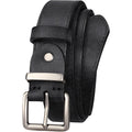 Women's Full Grain Leather Belt for Jeans Pants Real Genuine Leather Waist Belt with Matte Gold/Silver Buckle