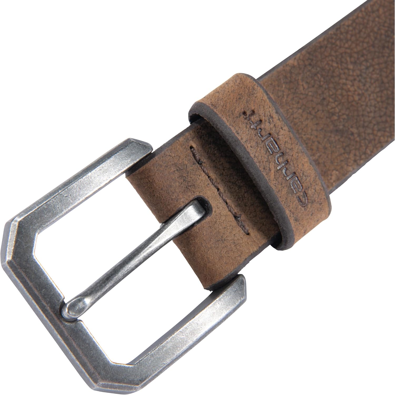 Carhartt Men'S Durable Full Grain Saddle Leather Classic Belts, W/Rugged Antique Nickel Hardware