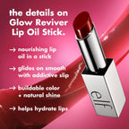 E.L.F. Glow Reviver Lip Oil Stick, Tinted, Non-Sticky & Hydrating For A Soft-Shine Finish, Vegan & Cruelty-Free, Rose Latte