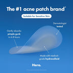 Mighty Patch Mini Invisible+ Patches - X-Small Daytime Hydrocolloid Acne Pimple Patches for Covering Zits & Blemishes, Blends Into Skin & Barely There (30 Count, 10mm Patch)