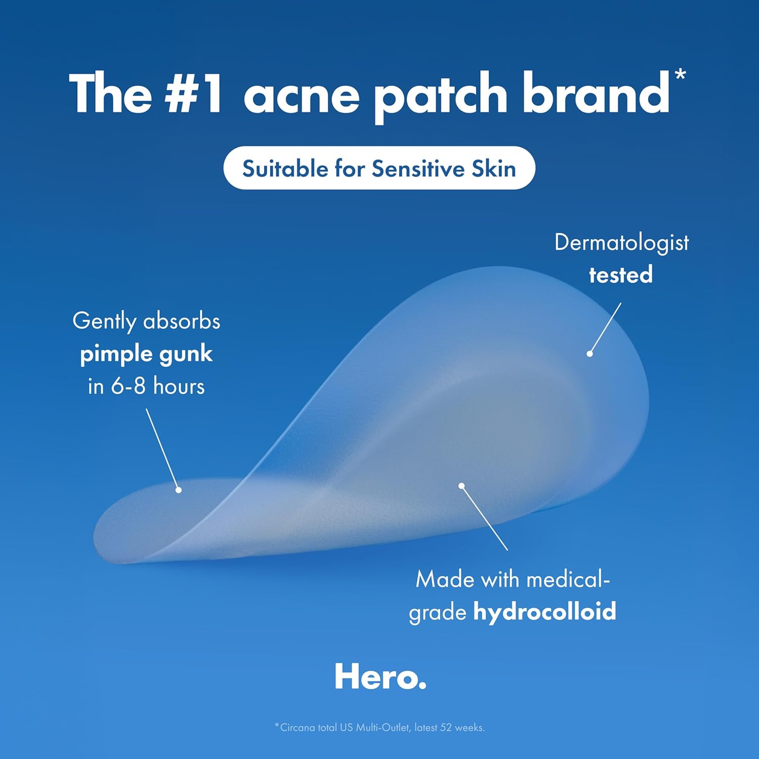Mighty Patch Mini Invisible+ Patches - X-Small Daytime Hydrocolloid Acne Pimple Patches for Covering Zits & Blemishes, Blends Into Skin & Barely There (30 Count, 10mm Patch)