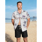Comdecevis Men'S 5" Linen Shorts Casual Elastic Waist Drawstring Shorts For Lounge Summer Beach Vacation