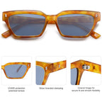 Sojos Trendy Polarized Sunglasses Womens Men Retro Vintage 90S Cute Cat Eye Narrow Sun Glasses Sj2381