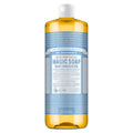 Dr. Bronner'S Pure-Castile Magic Soap Liquid (Baby Unscented, 32 Ounce) – Made With Regenerative Organic Certified Oils – For Sensitive Skin, Babies, Face, Hair, Laundry, Dishes, Hand Soap & Body Wash