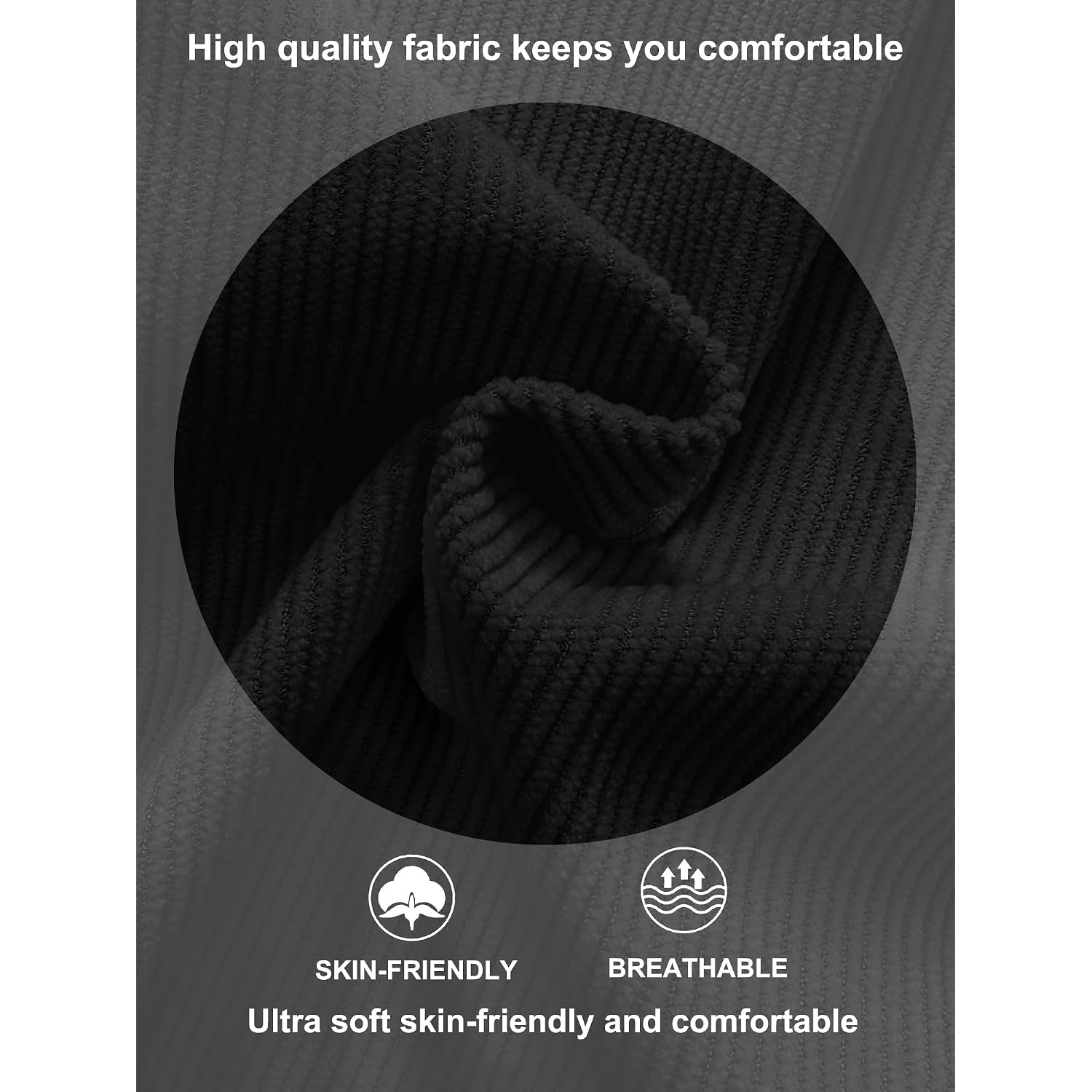 Plepan Mens Corduroy Shorts Casual 7 Inch Elastic Waist Drawstring Lightweight Summer Beach Loose Fit Lounge Shorts
